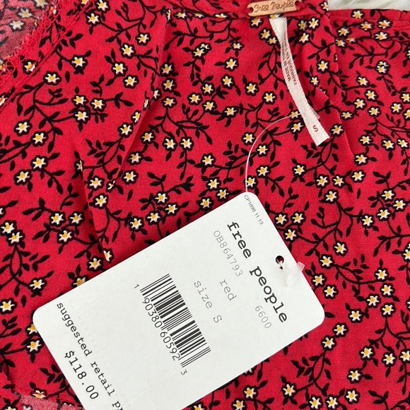 Free People Women's Clara Floral Tunic Mini Dress - Picture 3 of 7